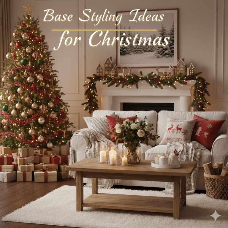 Base Styling Ideas for Christmas