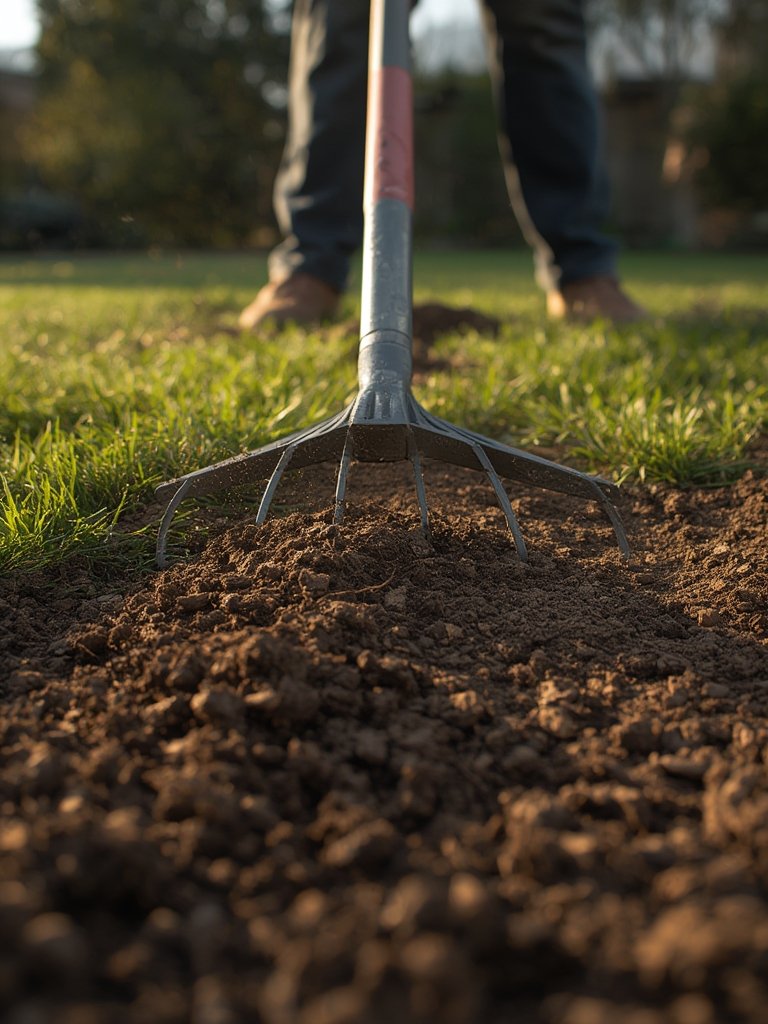 lawn leveling rake uses - Illustration 2