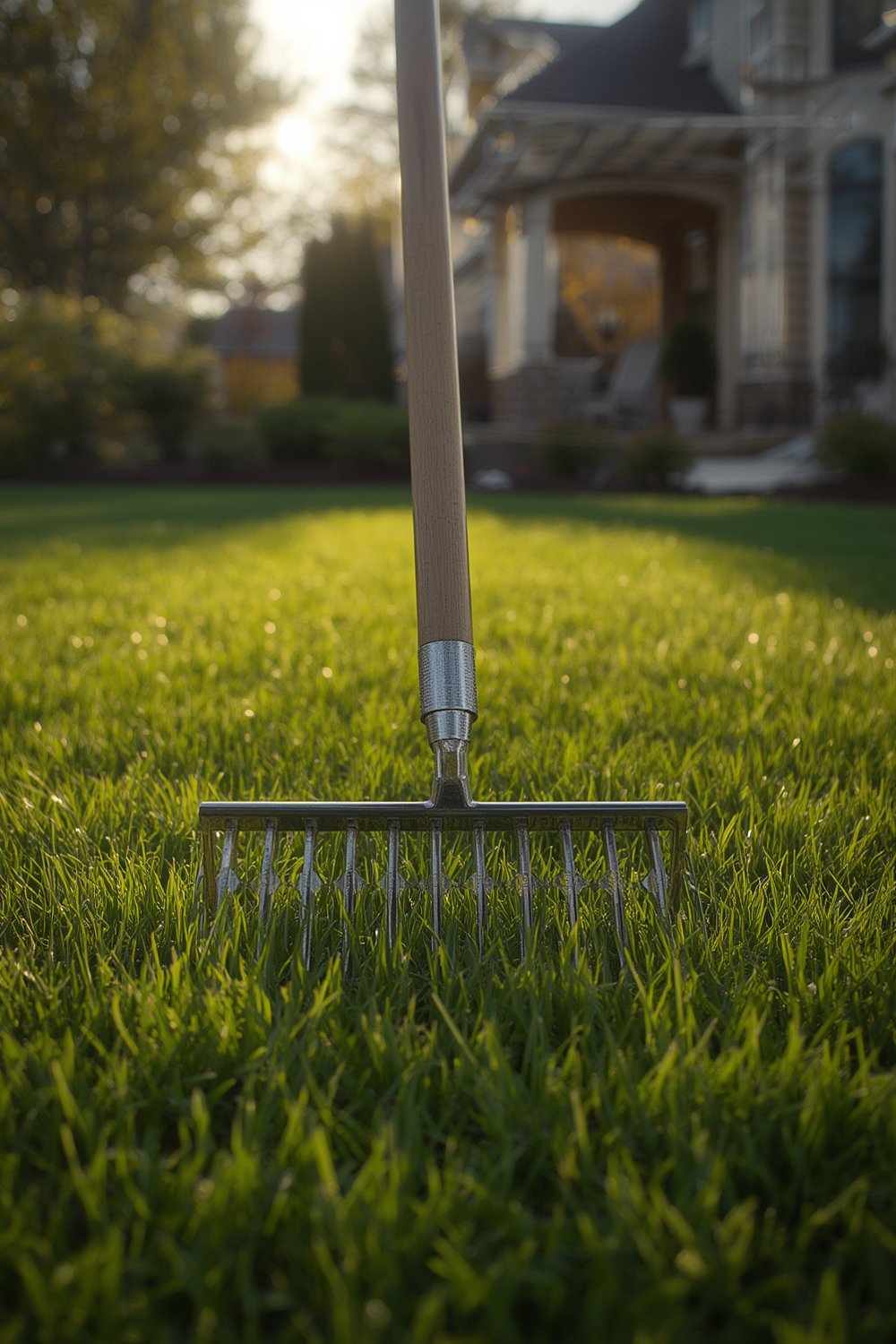 lawn leveling rake uses - Illustration 1