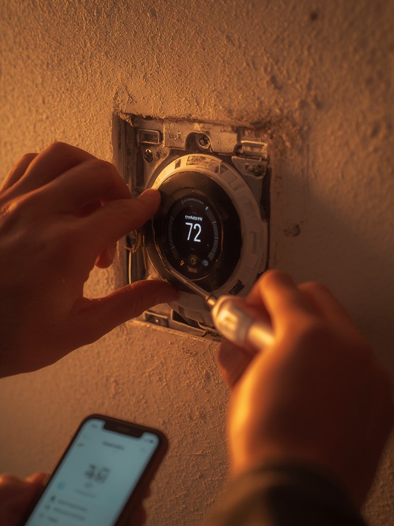 smart thermostat installation - Illustration 2