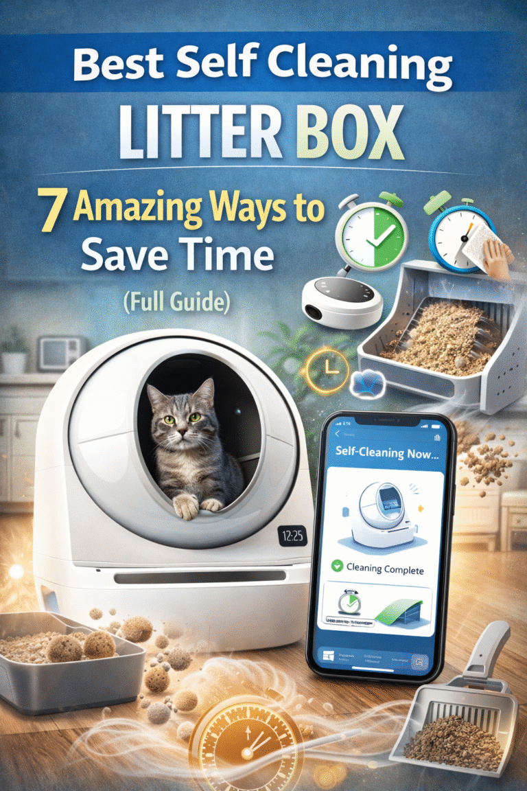 self cleaning litter box