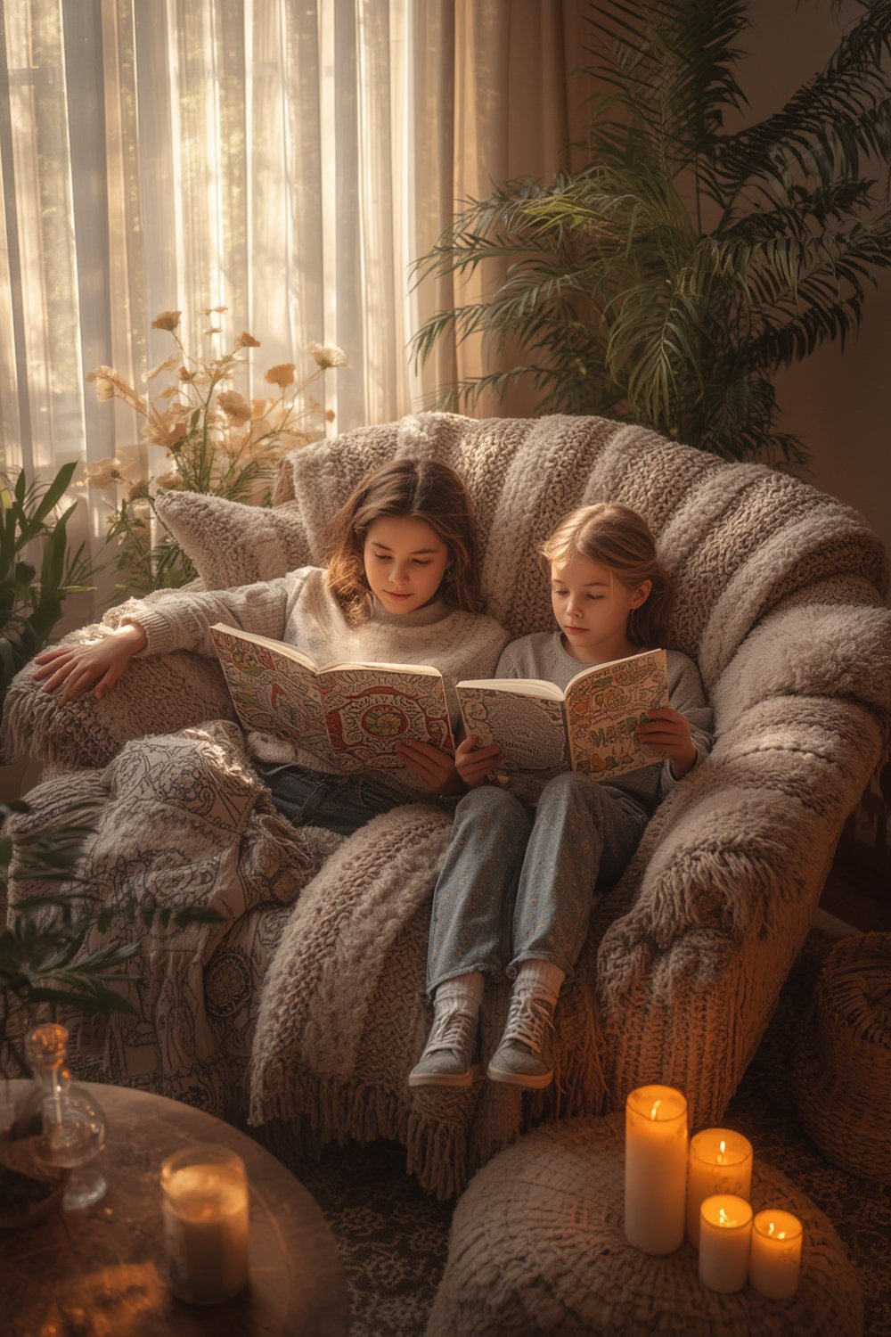 coloring book cover and cozy design pages