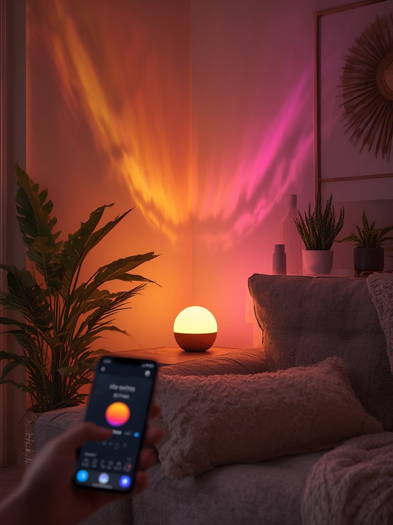 Sunset Lamp: 10 Ultimate Secrets For Amazing Room Decor In 2026 2 Neroupe Sunset Lamp Projector light effect showcasing multiple color gradients