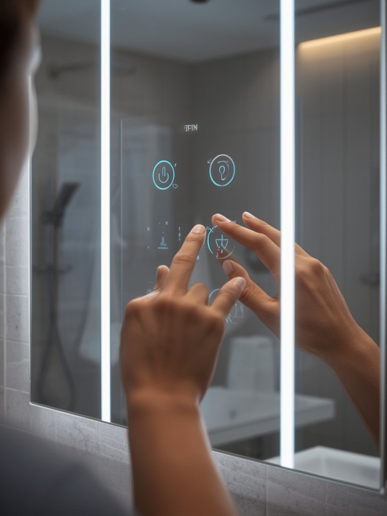 smart LED mirror - Illustration 2